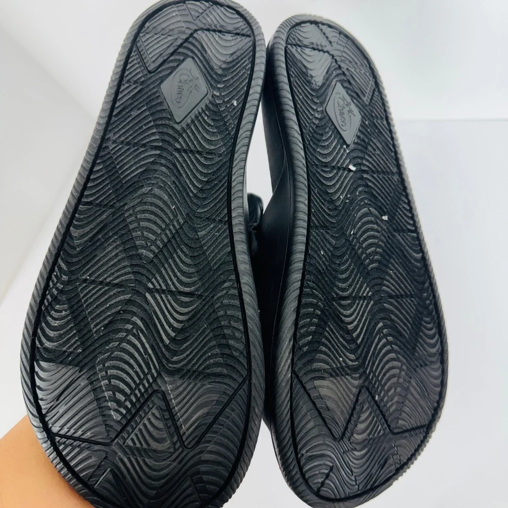 Chaco Men’s Sandals Black Adjustable Slides Size 12 Summer Beach Performance